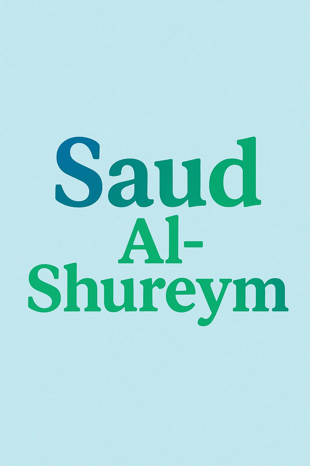 Sheikh Saud Al-Shuraym